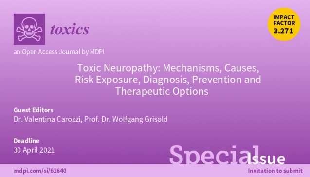 Special issue on Toxic Neuropathy open for submission